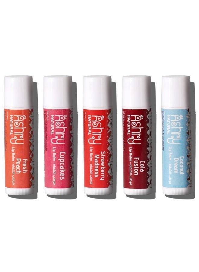 أشري ناتشورال مرطب شفاه طبيعي بنكهة الشوكولاتة مع زبدة الشيا وزيت جوز الهند وفيتامين E لترطيب يومي عميق - Image 3